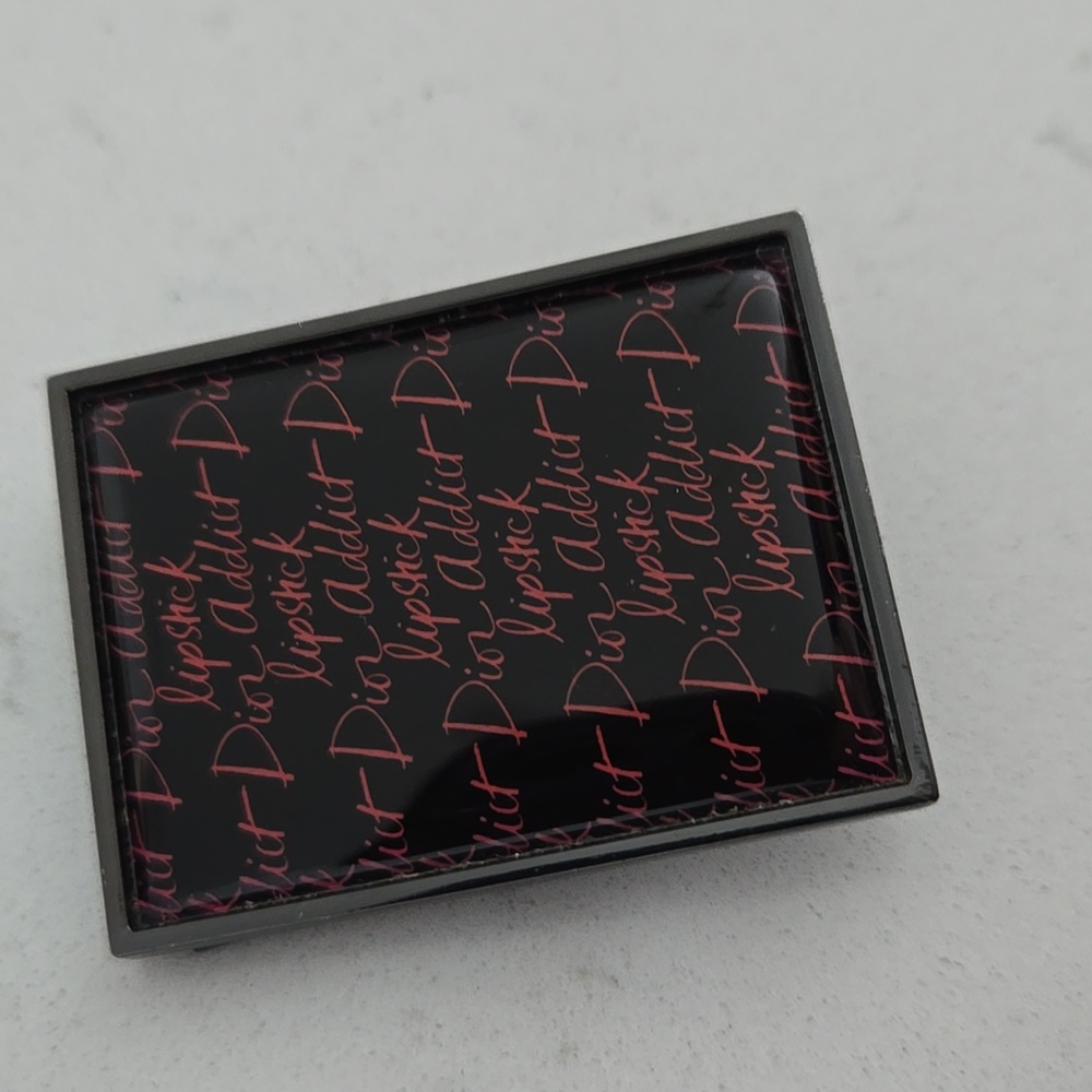 DIOR PIN Dior Addict Lipstick pin brooch 1 1/2 × 1 in Rare Hard to find Dior pin